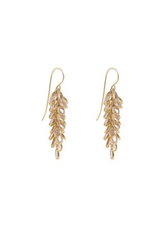 Freya 22CT Gold Midi Crystal Drops Earrings - Gold