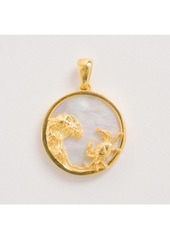 Freya Rose Cancer, Gold Zodiac Necklace - Gold