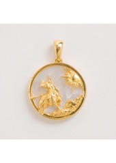 Freya Rose Taurus, Gold Zodiac Necklace - Gold