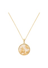 Freya Rose Taurus, Gold Zodiac Necklace - Gold