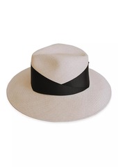 Freya Gardenia Straw Fedora Hat