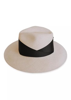 Freya Gardenia Straw Fedora Hat