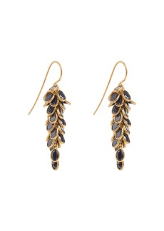 Freya Gold And Black Midi Crystal Drop Earrings - Gold