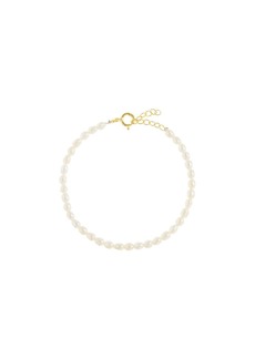 Freya Rice Pearl Bracelet - White