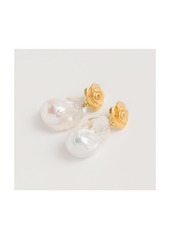 Freya Rose Baroque Pearl Drops - Gold