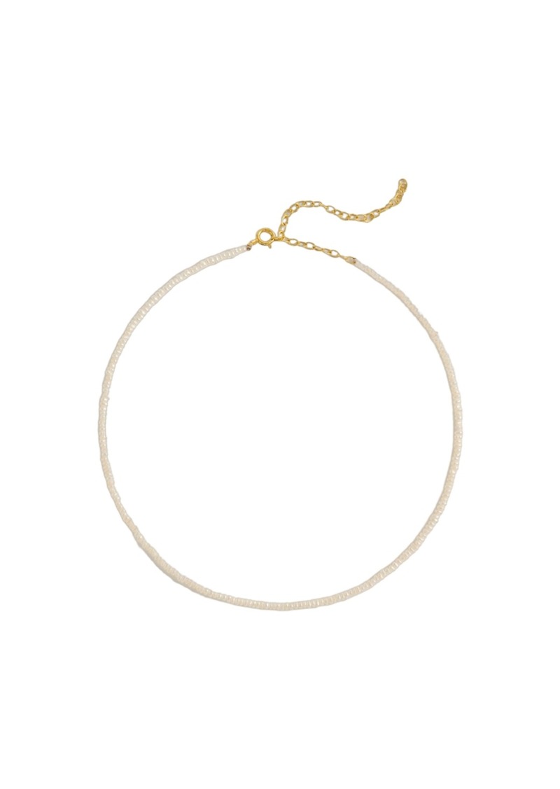 Freya Seed Pearl Necklace - White