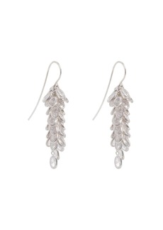 Freya Silver Midi Crystal Drops Earrings - Silver