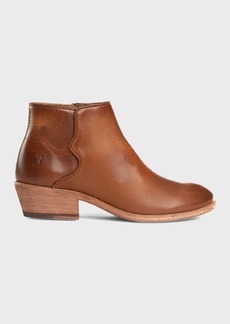 Frye Carson Leather Piping Ankle Booties