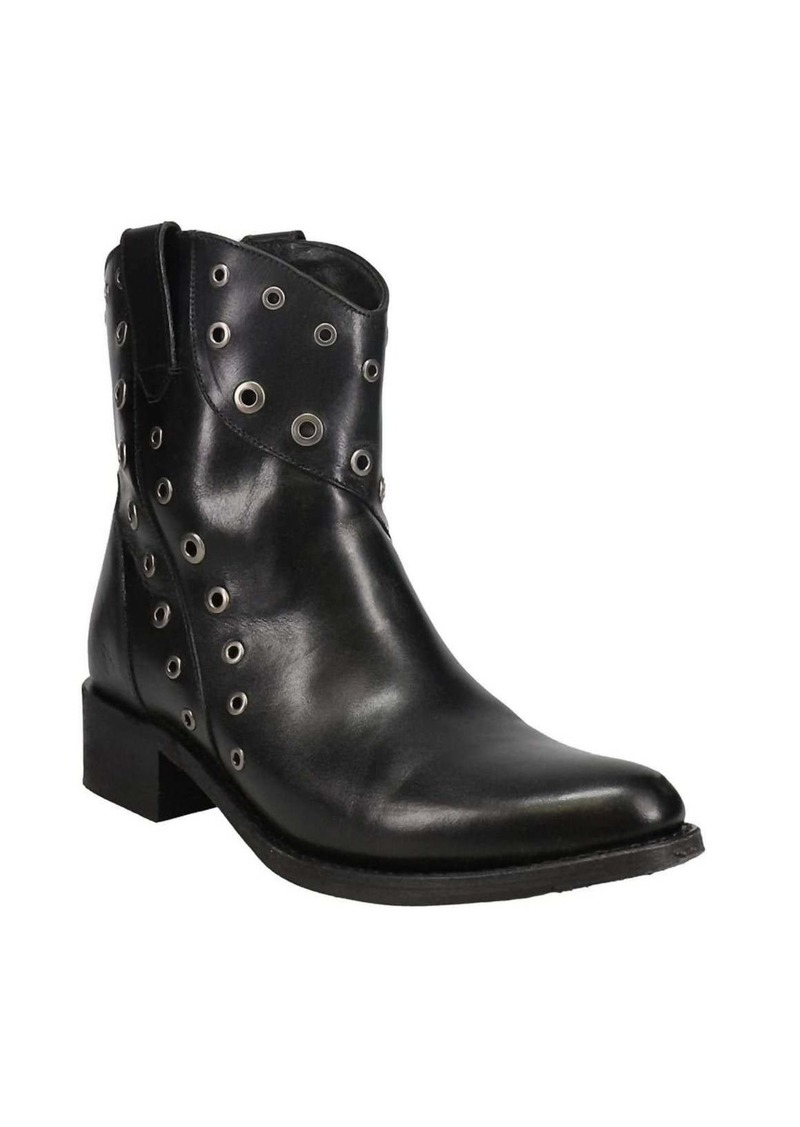 Frye Diana Grommet Short Boot In Pewter