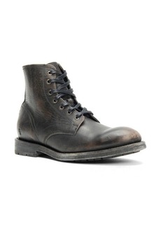 Frye Bowery Plain Toe Boot in Black Leather at Nordstrom