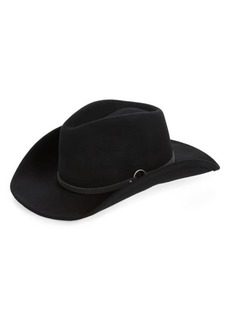 Frye Felted Wool Cowboy Hat in Black at Nordstrom