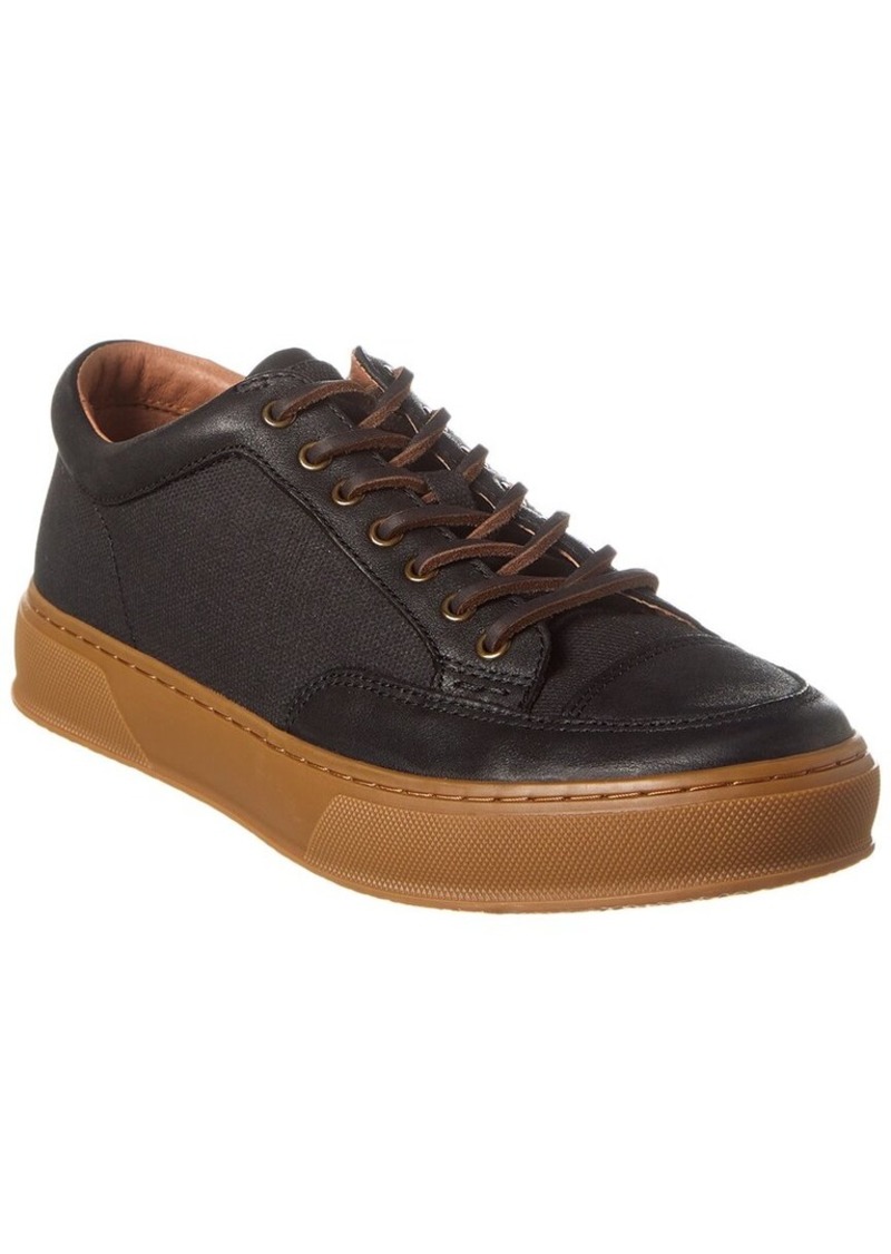 Frye Hoyt Low Lace Canvas & Leather Sneaker