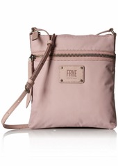 FRYE Ivy Zip Crossbody Nylon Handbag lilac