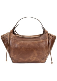 Frye Mackenna Leather & Jute Shoulder Bag