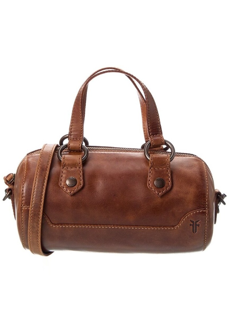 Frye Melissa Mini Leather Barrel Bag