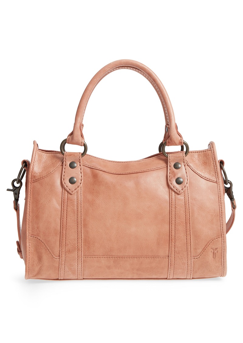 melissa washed leather satchel