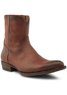 Frye Men's Austin Inside zip Boots - Cognac Leather