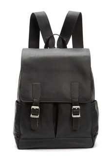 frye oliver leather backpack