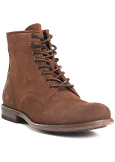 Frye Men's Tyler Lace-up Boots - Brown Suede