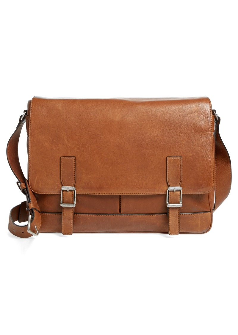 frye oliver leather messenger bag