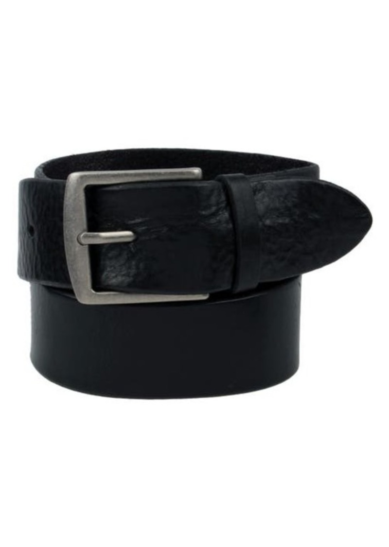 Frye Pebbled Leather Belt