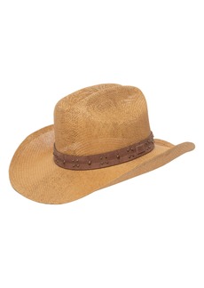 Frye Studded Band Cowboy Hat in Toast at Nordstrom Rack