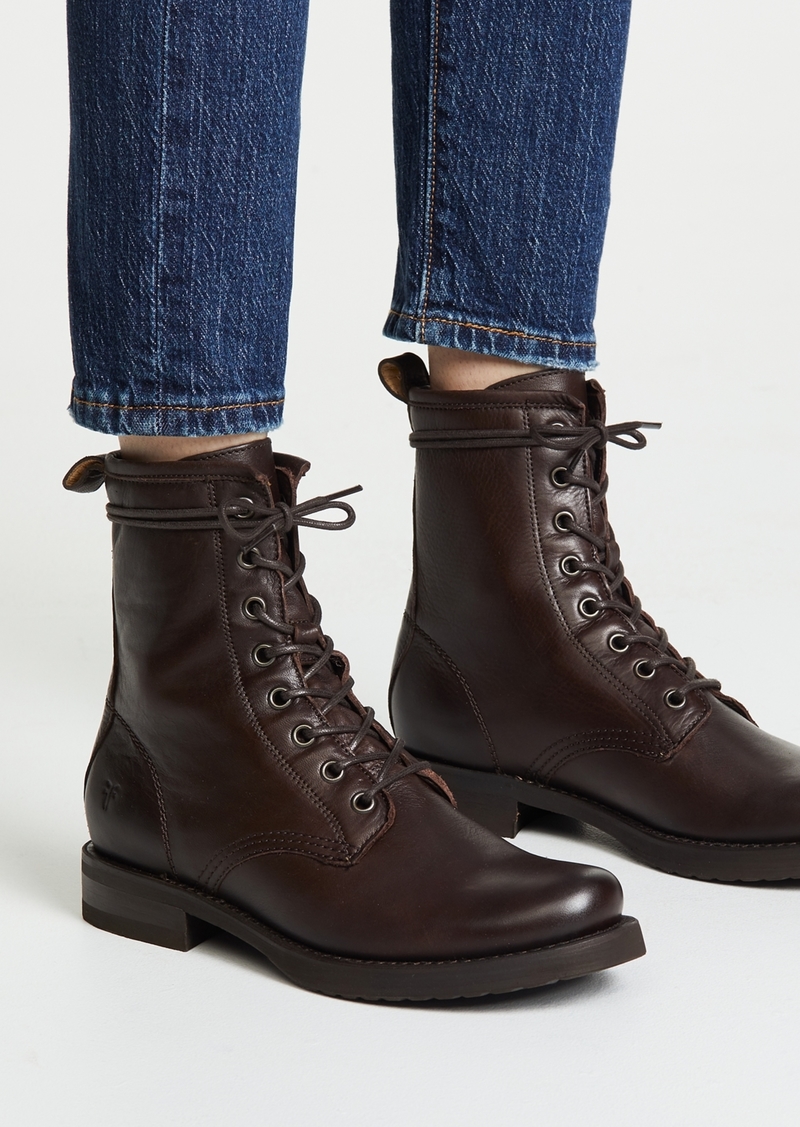 frye anise combat boots