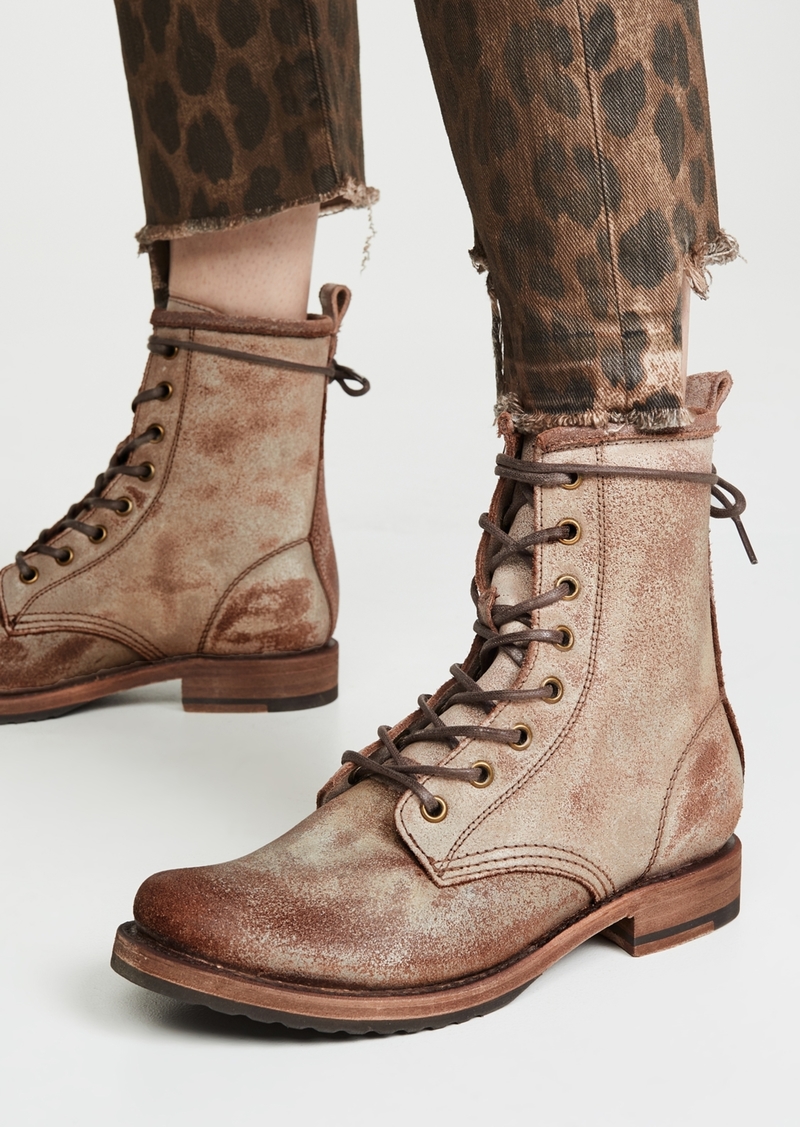 women's veronica combat booties