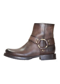 Frye Veronica Harness Short " Booties for Women Made from 100% Leather with Inside Zipper Snap On/Off Harness Goodyear Welt Construction and Leather Lining  - M