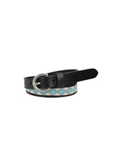 Frye Women's 20mm Beaded Leather Belt - Black