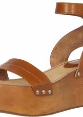 Frye Women's Alva Flatform Sandal Wedge   M US