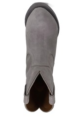 Frye Women's Billy Short Western Leather Booties - Cognac - Oil Leather