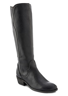Frye Women's Carson Piping Tall Boots - Black Leather