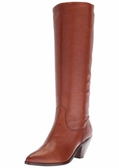FRYE Women's LILA Slouch Fashion Boot saddle  M US