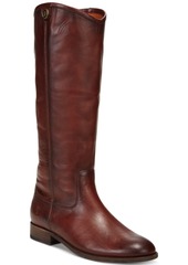Frye Women's Melissa Button 2 Tall Leather Boots Women's Shoes