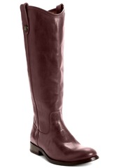 Frye Women's Melissa Wide Calf Riding Leather Boots Women's Shoes