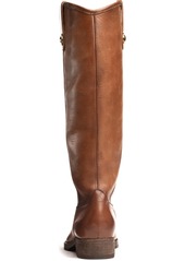 Frye Women's Melissa Western Knee High Leather Boots - Cognac Leather