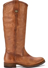 Frye Women's Melissa Western Knee High Leather Boots - Cognac Leather