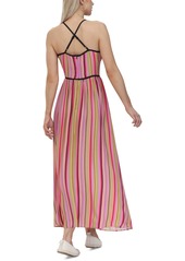 Frye Women's Striped Cross-Back Maxi Dress - Multi Stripe