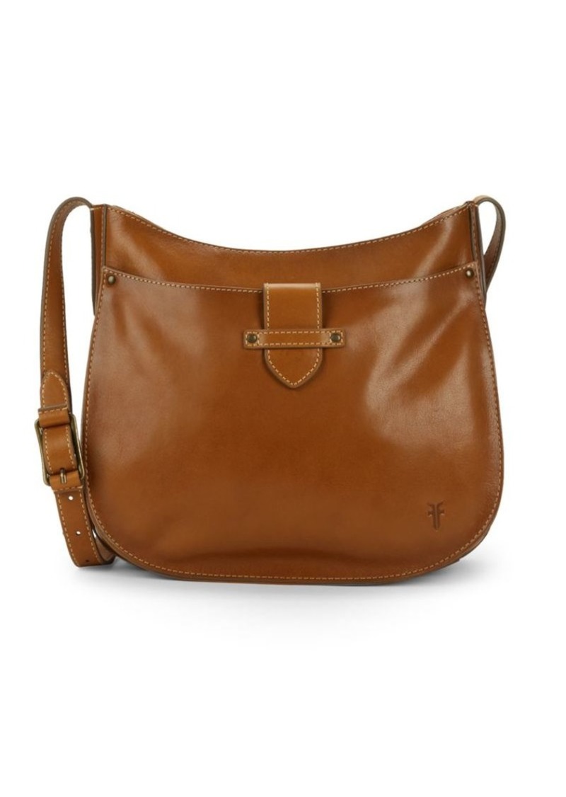 frye olivia leather crossbody bag