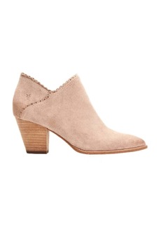 Frye Reed Scallop Shootie Ankle Boot In Pale Blush