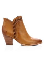 Frye Reed Twisted Leather Ankle Boots