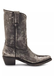 Frye Sacha Metallic Leather Western Boots