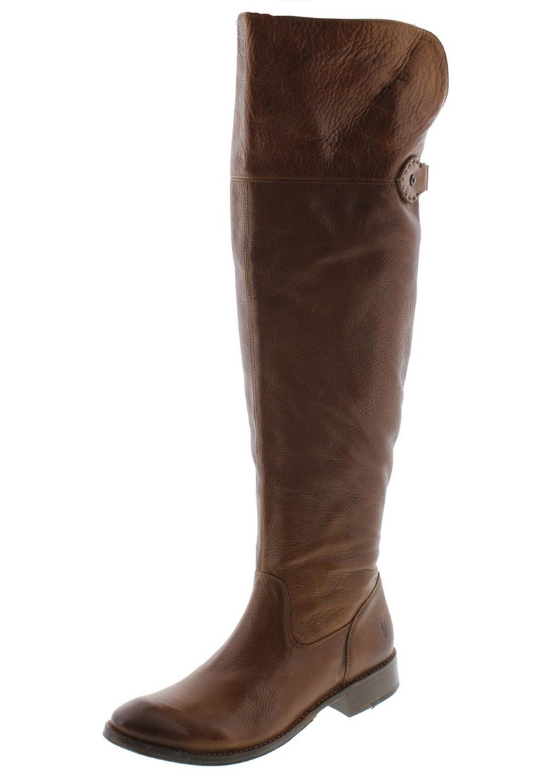 Frye Shirley Womens Leather Over-The-Knee Riding Boots