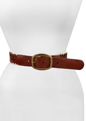 Frye Braided Leather Belt