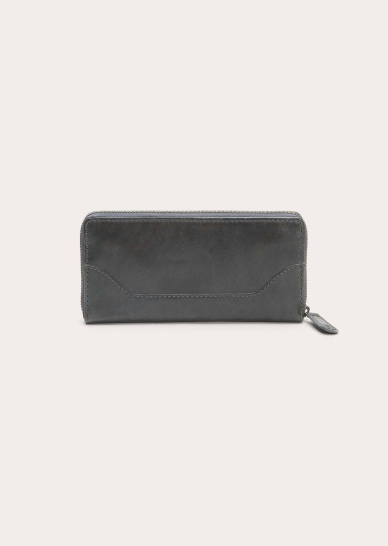 Frye Women's Melissa Zip Around Wallet In Carbon