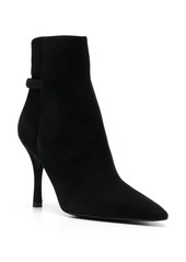 Furla 100mm pointed-toe leather boots