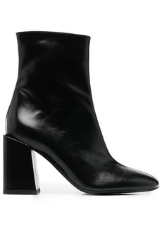 Furla 85mm block-heel leather ankle boots