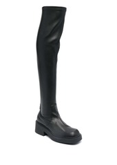Furla Attitude leather thigh-high boots