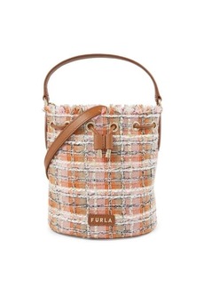Furla Clio Mini Textured Bucket Bag